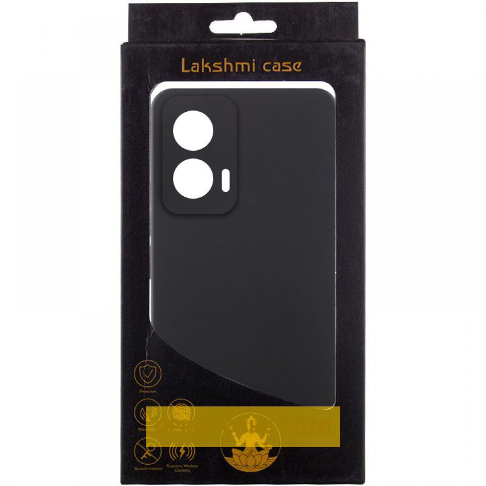 Чохол Silicone Cover Lakshmi Full Camera (AAA) для Xiaomi Poco M7 Pro 5G Чорний / Black
