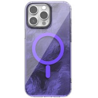 Чохол TPU Shiny Mountain (MagFit) для Apple iPhone 15 Pro Max (6.7") Purple
