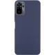Чохол Silicone Cover Lakshmi (AA) для Xiaomi Redmi Note 10 / Note 10s / Poco M5s Синій / Midnight Blue
