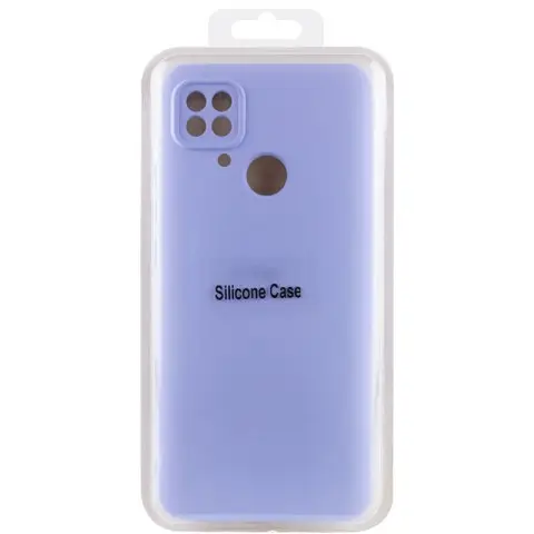Чохол Silicone Cover Lakshmi Full Camera (A) для Xiaomi Poco C40 Бузковий / Dasheen