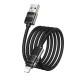 Дата кабель Hoco U137 Line with display USB to Lightning 2.4A/12W (1.2m) Black