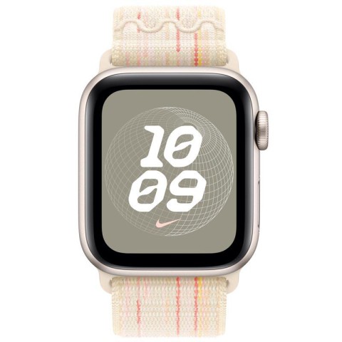 Ремінець Nylon Sport Loop для Apple Watch 42(ser.1-3)/44/45/46/49mm Starlight / Pink