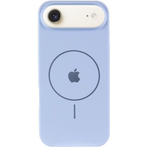 Чохол Silicone Case Full Protective (AA) V2 with MagSafe для Apple iPhone 17 Air (6.5") Блакитний / Lilac Blue