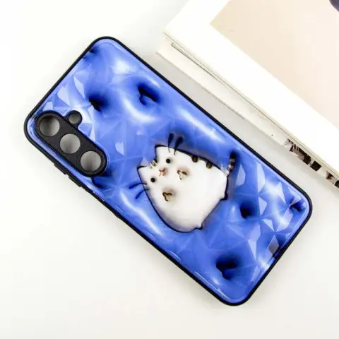 TPU+PC чохол Prisma Fluffie для Samsung Galaxy A15 4G/5G Pusheen