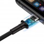 Дата кабель Baseus Cafule QC Double-Sided Blind Interpolation USB to Type-C 40W (1m) (CATKLF-PG) Black