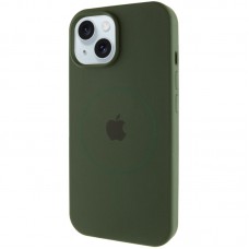 Чехол Silicone Case Full Protective (AA) with MagSafe для Apple iPhone 15 (6.1")