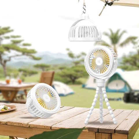 Портативний вентилятор Usams ZB289 Baby Stroller fan 2000mAh White