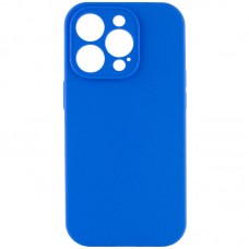 Чохол Silicone Case Full Camera Protective (AA) NO LOGO для Apple iPhone 16 Pro (6.3") Синій / Capri Blue Чохол Silicone Case Full Camera Protective (AA) NO LOGO для Apple iPhone 16 Pro (6.3") Синій / Capri Blue