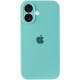 Чохол Silicone Case Full Camera Protective (AA) для Apple iPhone 16 (6.1") Бірюзовий / Marine Green