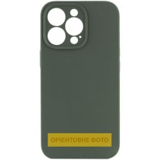 Чохол Silicone Case Full Camera Protective (AA) NO LOGO для Apple iPhone 17 Pro Max (6.9") Зелений / Cyprus Green