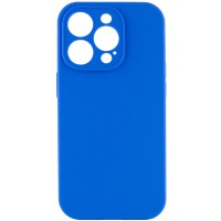 Чохол Silicone Case Full Camera Protective (AA) NO LOGO для Apple iPhone 16 Pro (6.3") Синій / Capri Blue