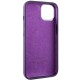 Чохол Silicone Case Metal Buttons (AA) для Apple iPhone 14 (6.1") Фіолетовий / Elderberry
