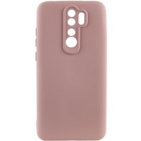 Чохол Silicone Cover Ummi Lakshmi Full Camera (AA) для Xiaomi Redmi Note 8 Pro Рожевий / Pink Sand