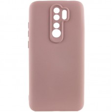 Чохол Silicone Cover Ummi Lakshmi Full Camera (AA) для Xiaomi Redmi Note 8 Pro Рожевий / Pink Sand