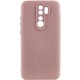 Чохол Silicone Cover Ummi Lakshmi Full Camera (AA) для Xiaomi Redmi Note 8 Pro Рожевий / Pink Sand