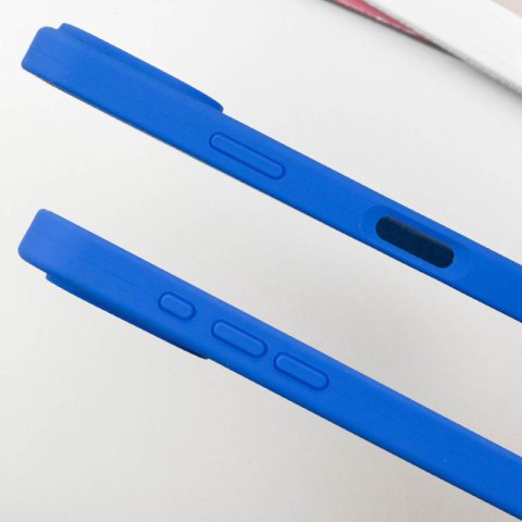 Чохол Silicone Case Full Protective (AA) для Apple iPhone 16 Pro (6.3") Синій / Capri Blue