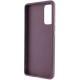 TPU чохол Bonbon Metal Style with MagSafe для Samsung Galaxy S23 FE Бордовий / Plum