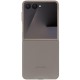 Шкіряний чохол Leather Case (AAA) для Samsung Galaxy Z Flip7 Light Gray