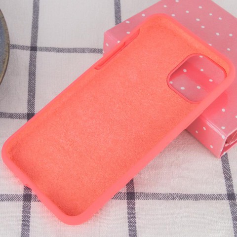 Чохол Silicone Case Full Protective (AA) для Apple iPhone 11 Pro Max (6.5") Рожевий / Flamingo