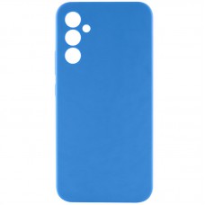 Чохол Silicone Cover Lakshmi Full Camera (AAA) для Samsung Galaxy A35 Синій / Denim Blue