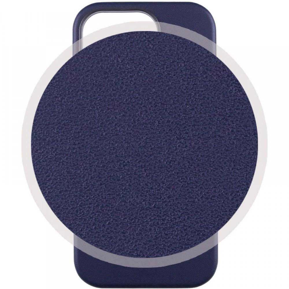 Кожаный чехол Leather Case (AAA) with MagSafe and Animation для Apple iPhone 14 Pro (6.1")