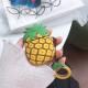 Силіконовий футляр Smile Fruits series для навушників AirPods 1/2 + кільце Pineapple