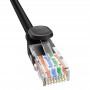 Кабель Baseus High Speed CAT5 Gigabit Ethernet Cable (Round Cable) 1m Cluster (B00133206111-01) Black