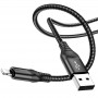 Дата кабель Borofone BX56 Delightful USB to Lightning (1m) Black