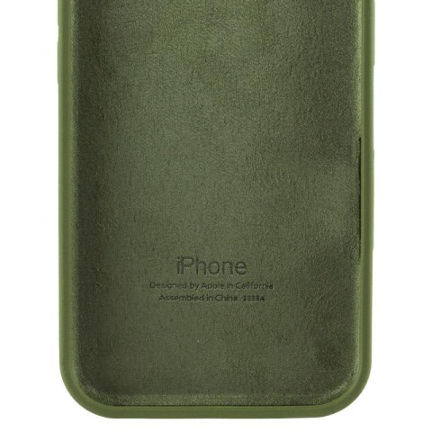 Чохол Silicone Case Full Protective (AA) для Apple iPhone 16e (6.1") Зелений / Dark Olive