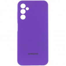 Чохол Silicone Cover Lakshmi Full Camera (AAA) with Logo для Samsung Galaxy A16 4G/5G Фіолетовий / Amethyst