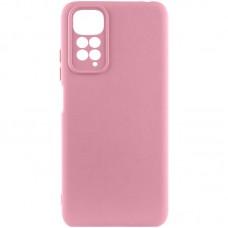 Чохол TPU GETMAN Liquid Silk Full Camera для Xiaomi Redmi Note 11 (Global) / Note 11S Рожевий / Pink