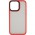 TPU+PC чохол Metal Buttons для Apple iPhone 13 Pro Max (6.7") Червоний