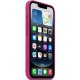 Чохол Silicone case (AAA) with Magsafe для Apple iPhone 16e (6.1") Fuchsia
