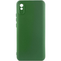 Чохол TPU GETMAN Liquid Silk Full Camera для Xiaomi Redmi 9A Зелений / Dark green