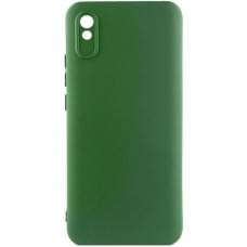 Чохол TPU GETMAN Liquid Silk Full Camera для Xiaomi Redmi 9A Зелений / Dark green