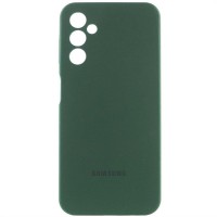 Чохол Silicone Cover Lakshmi Full Camera (AA) with logo для Samsung Galaxy A05s Зелений / Dark green