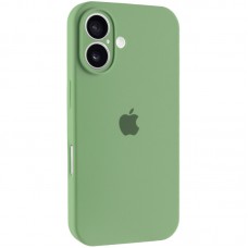 Чохол Silicone Case Full Camera Protective (AA) для Apple iPhone 16 (6.1") М'ятний / Mint