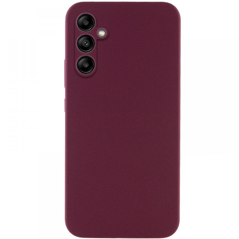 Чохол Silicone Cover Lakshmi Full Camera (AAA) для Samsung Galaxy A54 5G Бордовий / Plum