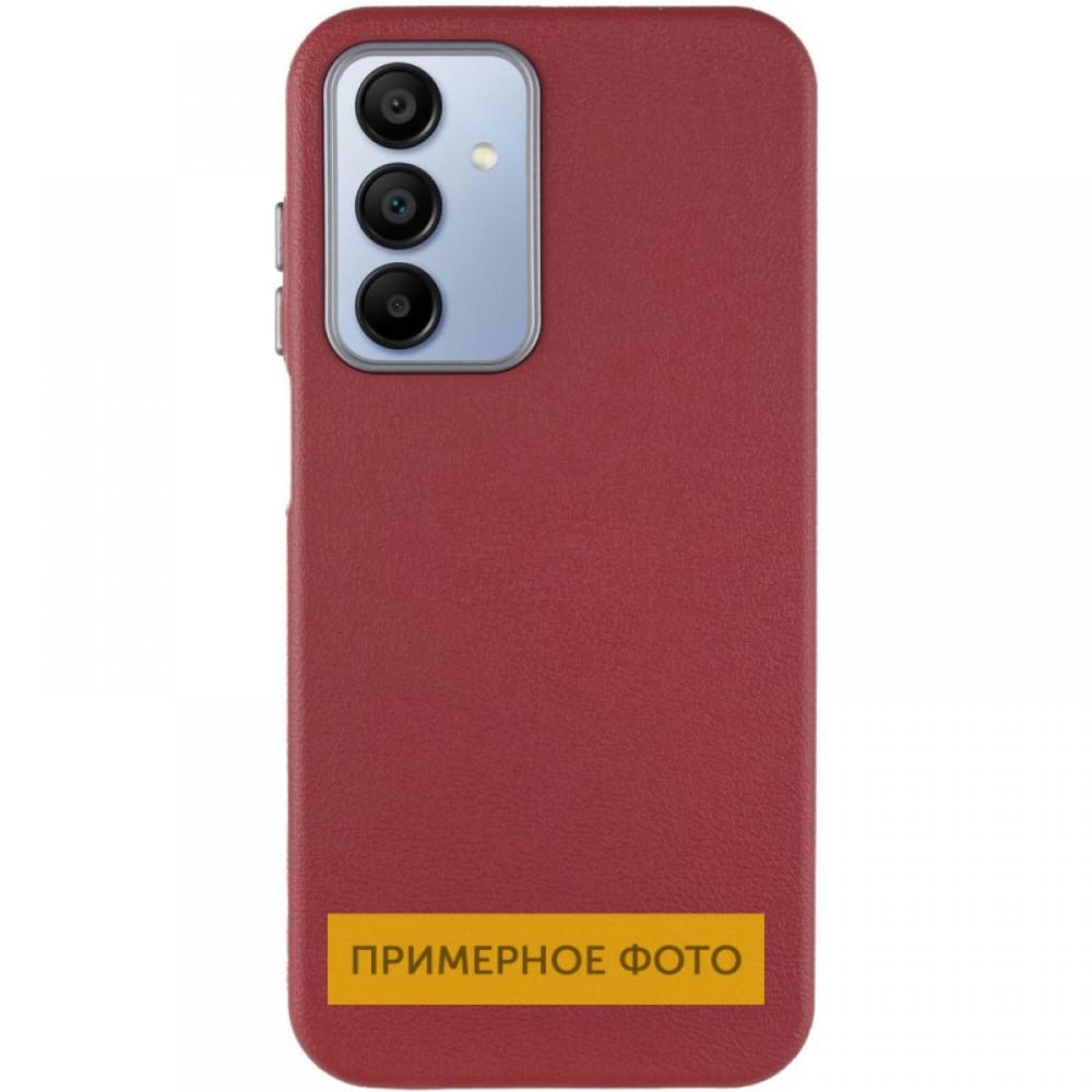 Кожаный чехол Leather Case Metal Buttons для Xiaomi Redmi 13C / Poco C65