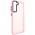 Чохол TPU+PC Lyon Frosted для Samsung Galaxy S21 FE Pink