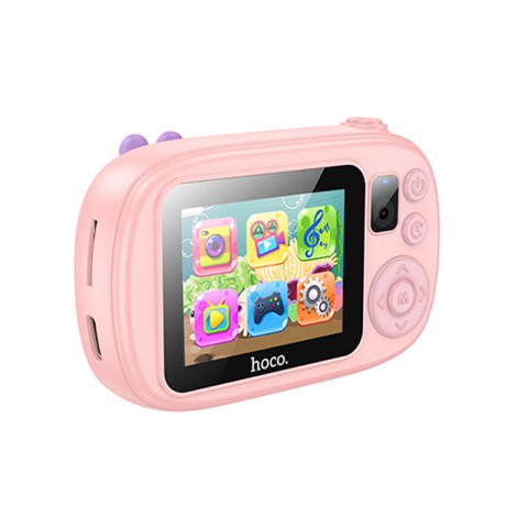 Дитяча фотокамера Hoco DV205 Dual-camera Pink
