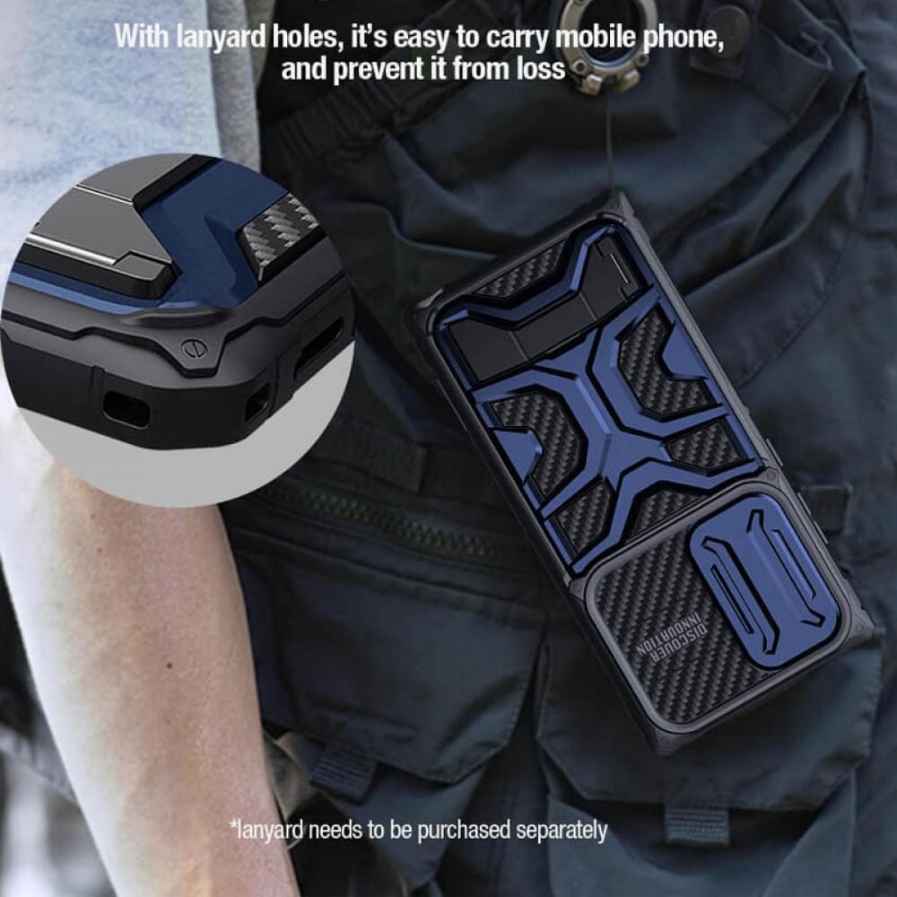 TPU+PC чехол Nillkin CamShield Adventurer Pro (шторка на камеру) для Samsung Galaxy S23 Ultra