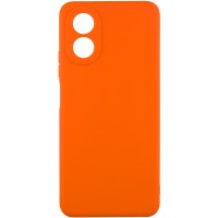 Силіконовий чохол Candy Full Camera для Oppo A38 / A18 Помаранчевий / Orange