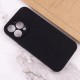 Чохол Silicone Case Full Camera Protective (AA) NO LOGO для Apple iPhone 15 Pro Max (6.7") Чорний / Black