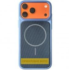 Чохол TPU TechWoven Hybrid with MagSafe для Apple iPhone 16 Pro Max (6.9") Blue Чохол TPU TechWoven Hybrid with MagSafe для Apple iPhone 16 Pro Max (6.9") Blue