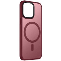 Чохол Ummi Colorful with MagSafe для Apple iPhone 15 Pro Max (6.7") Бордовий / Wine Red