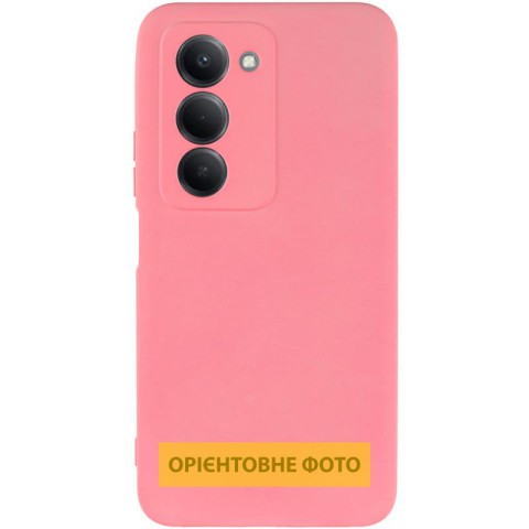 Чохол TPU GETMAN Liquid Silk Full Camera для Xiaomi Redmi 15 (Global) Рожевий / Pink