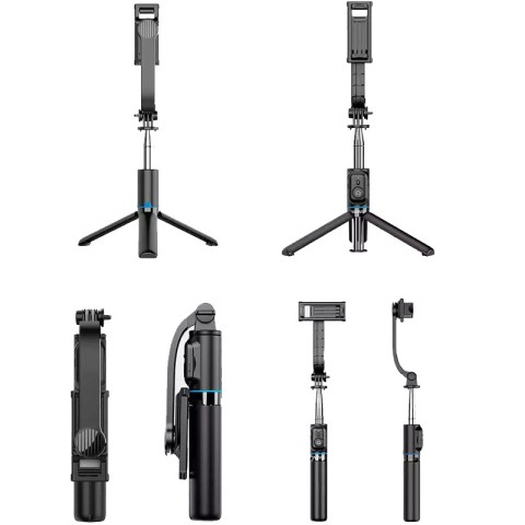 Монопод для селфі WIWU Wi-SE001 трипод + знімний BT пульт Black