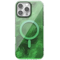 Чохол TPU Shiny Mountain (MagFit) для Apple iPhone 16 Pro (6.3") Green