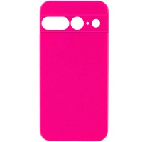 Чохол Silicone Cover Lakshmi Full Camera (AAA) для Google Pixel 7 Pro Рожевий / Barbie pink